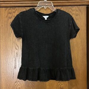 Time and Tru heather gray Short Sleeve Tee